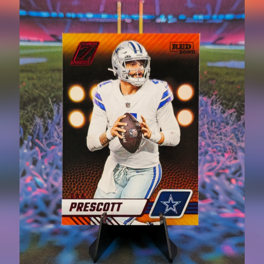 2023 Panini Zenith Red Zone #27 Dak Prescott Dallas Cowboys